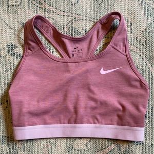 Nike Dri-FIT off center swoosh sports bra, Medium